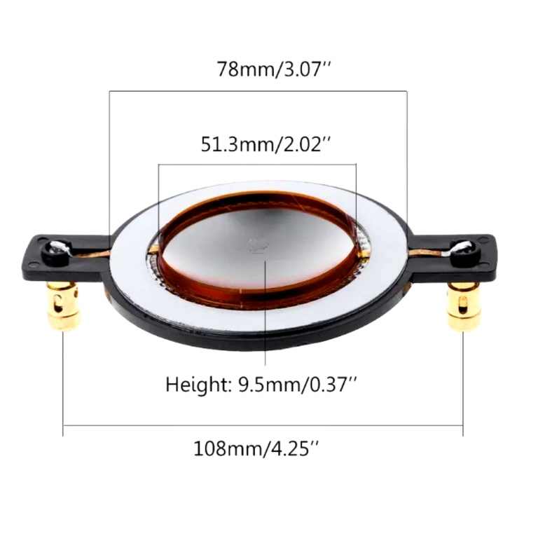 Spool Tweeter D3 34,4mm Spul Twiiter D4 44,4mm Spoll Tweter D5 5401 Plus Bidding Post Pencet Pangkon