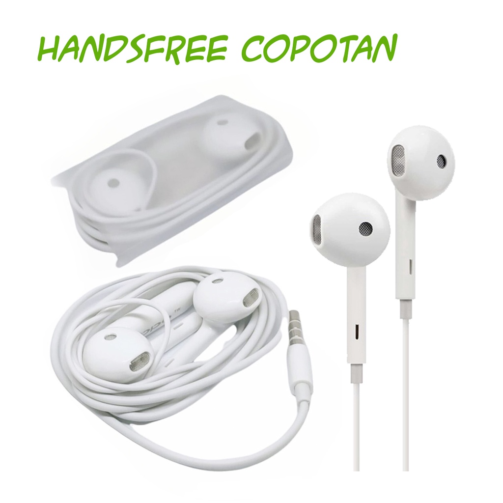 Handsfree Original Copotan R11 Branded - Bass Earphone Nyaman di Telinga