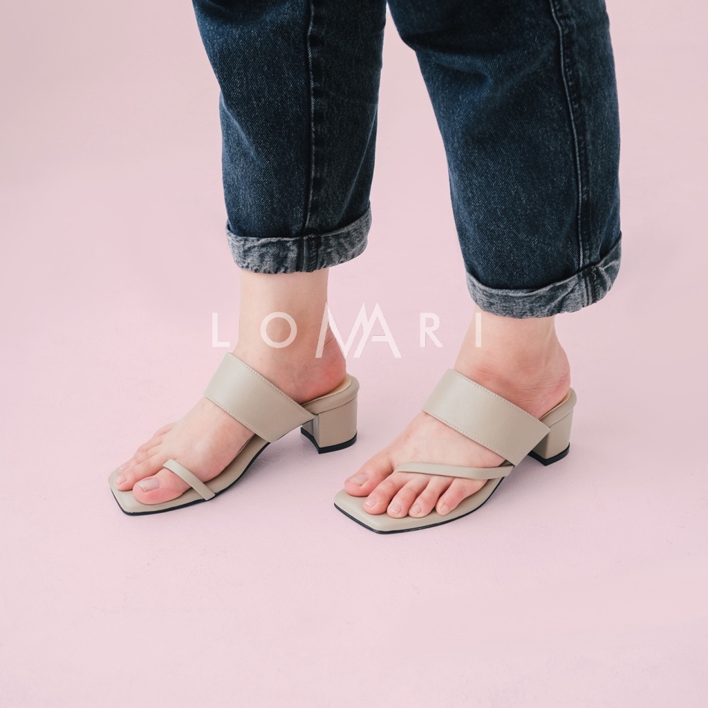 VALERI SERIES LOMARI 5 CM - Sandal Heels Wanita