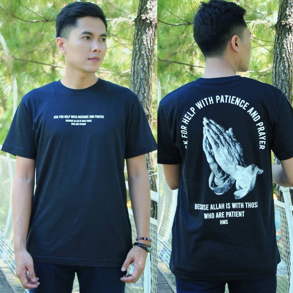 HMS kaos Dakwah Islam lengan pendek cotton combed t-shirt cowok distro murah premium lengan pendek terbaru HMS 04