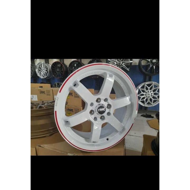 velg hsr rai-s3 ring16 cocok buat mobil jazz(harga sudah 1 set velg)