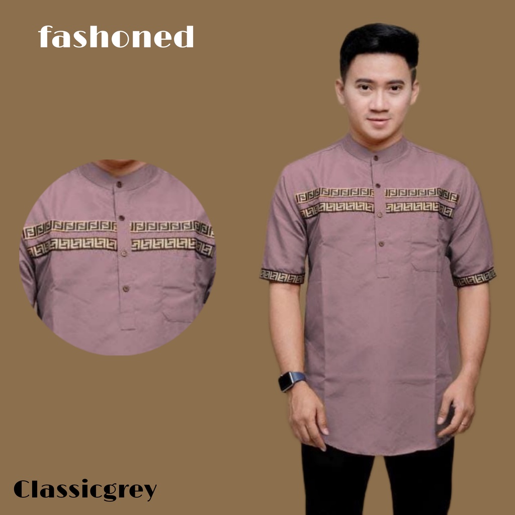 Kurta M L XL Kemeja Pria Lengan Pendek Casual Koko Pria Matt Katun Toyobo Baju Lebaran Baju Muslim Pria Koko pria terbaru baju koko polos baru koko lebaran terbaru hem lebaran pria koko kurta hitam putih sage mint navi bata millo toska mustard lavender