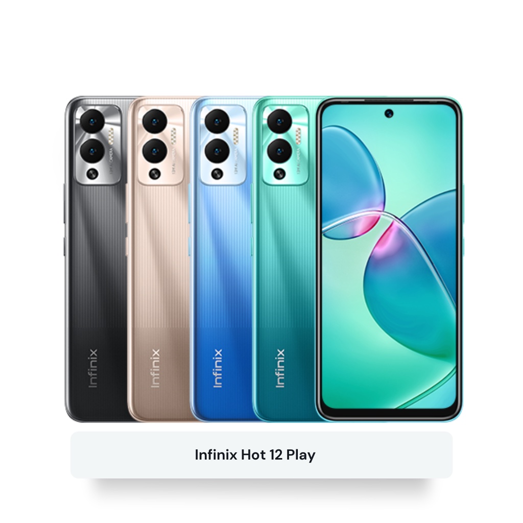 Infinix Hot 12 Play 4/128GB - New Garansi Resmi / Hot12 Play