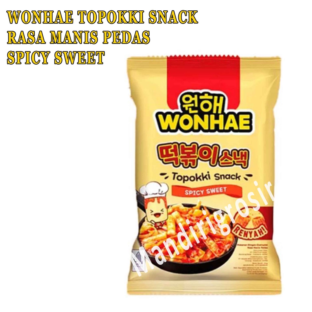 Topokki Snack* Wonhae Snack* Spicy Sweet* Topokki* 80gr