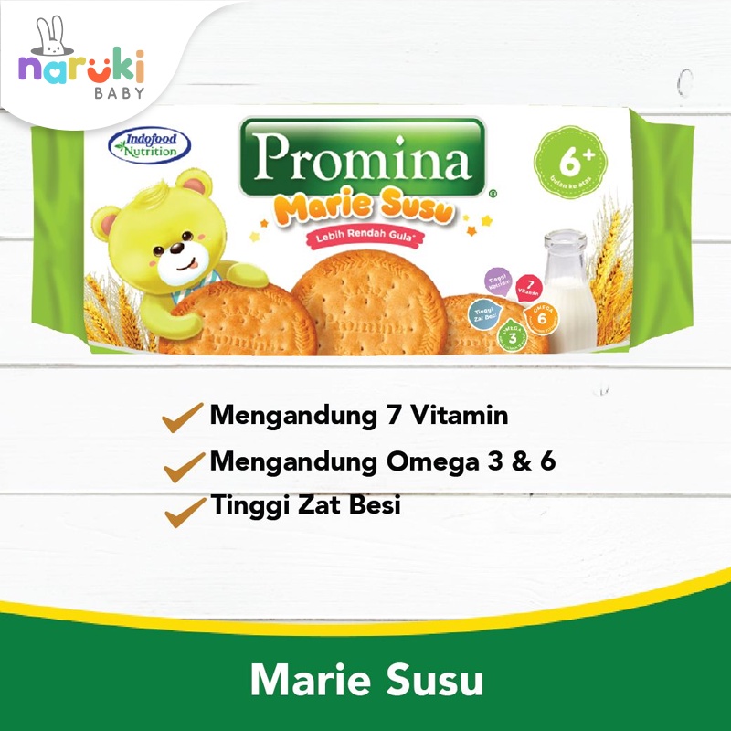 Promina Baby Biscuit Marie Susu 150gr Biskuit Bayi 6 Bulan Keatas