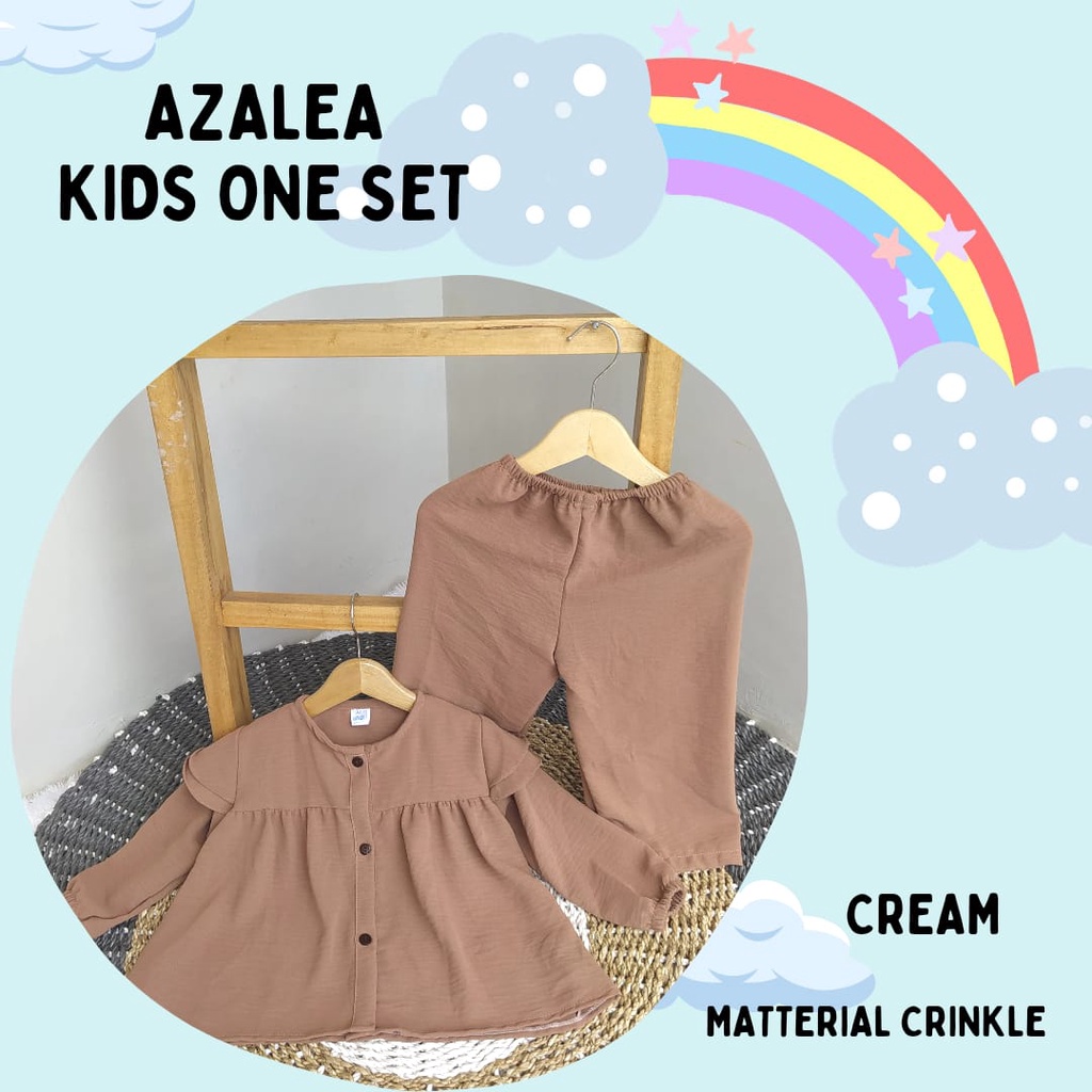 Oneset tanggung azalea 5-10 tahun 6 pcs