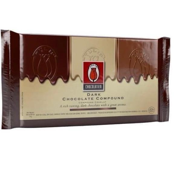 

☝ Tulip Dark Chocolate Compound - Coklat Tulip 1kg !! ☂