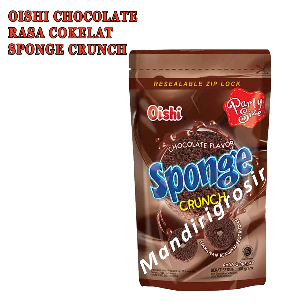 Sponge Crunch* Oishi* Chocolate Flavor* 100g