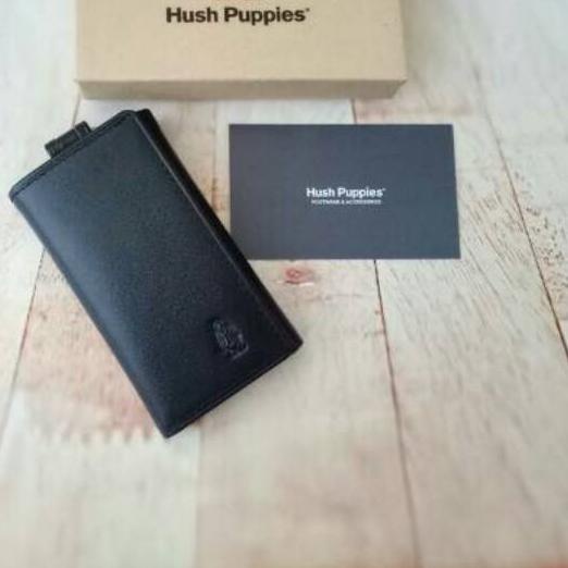 ۝ Dompet STNK 100% Kulit Asli Hush Puppies Dompet Gantungan Kunci Mobil/Motor kode GK01 BEST SELLER 