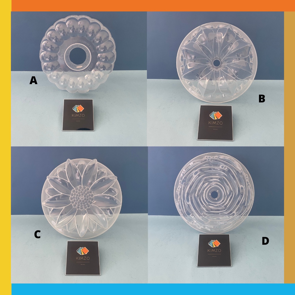 Cetakan puding 23cm / Cetakan puding aneka macam / cetakan puding candy / loyang puding tebal mawar 