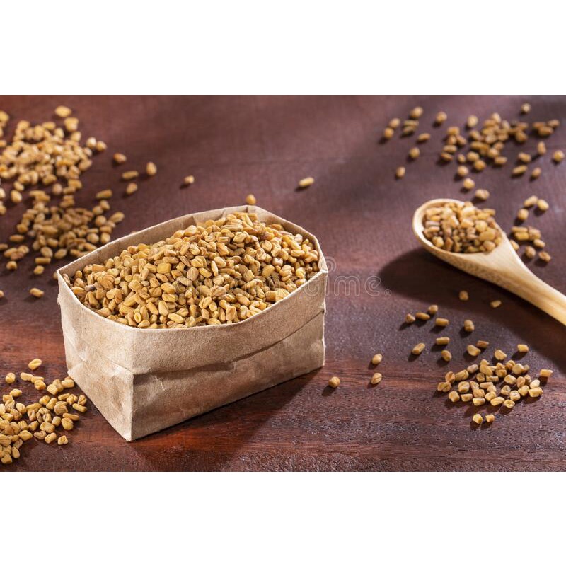 Biji Klabet (500 gram) / Fenugreek / Klabet / Methi Seeds / Halba / Hulbah