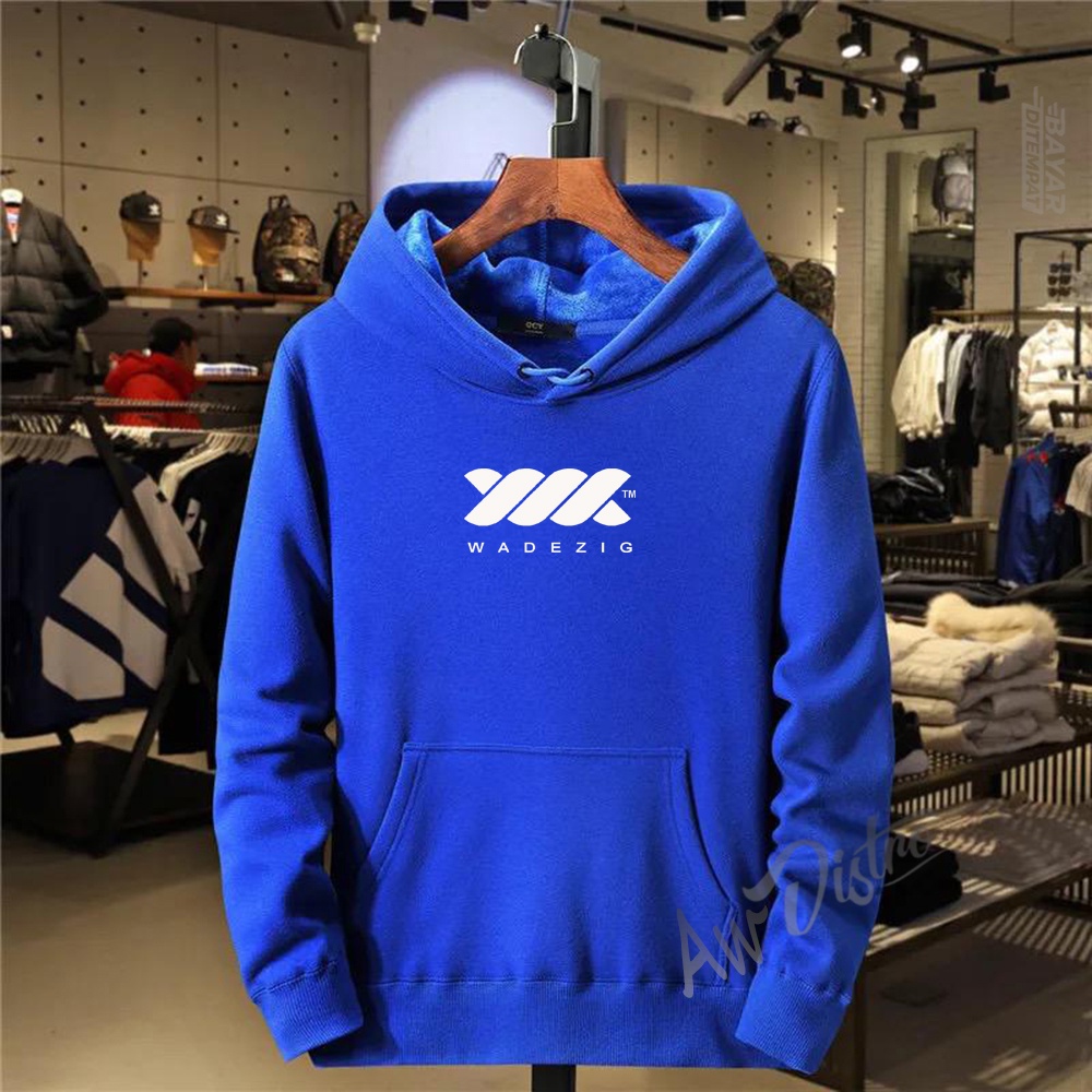 COD Hoodie Distro WZG Text Putih Premium Quality Sweater Tulisan Jaket Cewek/ Cowok Kata-Kata Hoodie Sablon