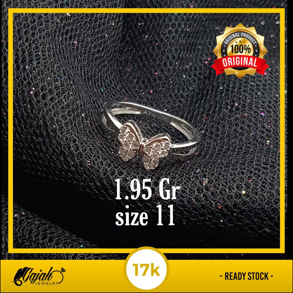 Cincin Emas 17K - 1.95 Gr Kadar 750 - 4328