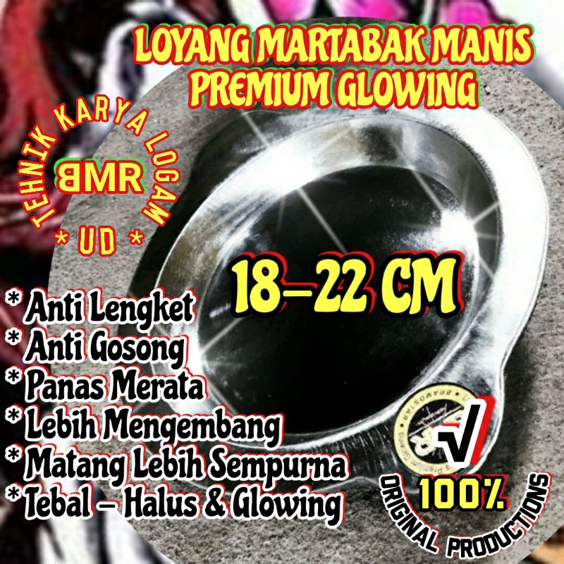 LOYANG MARTABAK MANIS PREMIUM 18-22CM