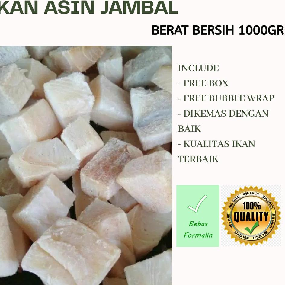 

☆ IKAN ASIN JAMBAL ROTI 1000gr ☂