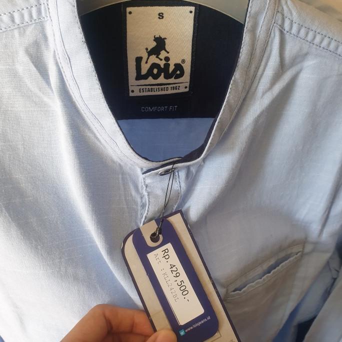 Discount BAJU KOKO LOIS ORIGINAL KLL242BL /BAJU KOKO PRIA/BAJU KOKO DEWASA/BAJU KOKO ANAK/BAJU KOKO 