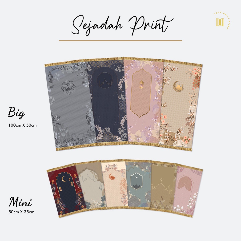 Sejadah Travel Print (HANYA SEJADAH)