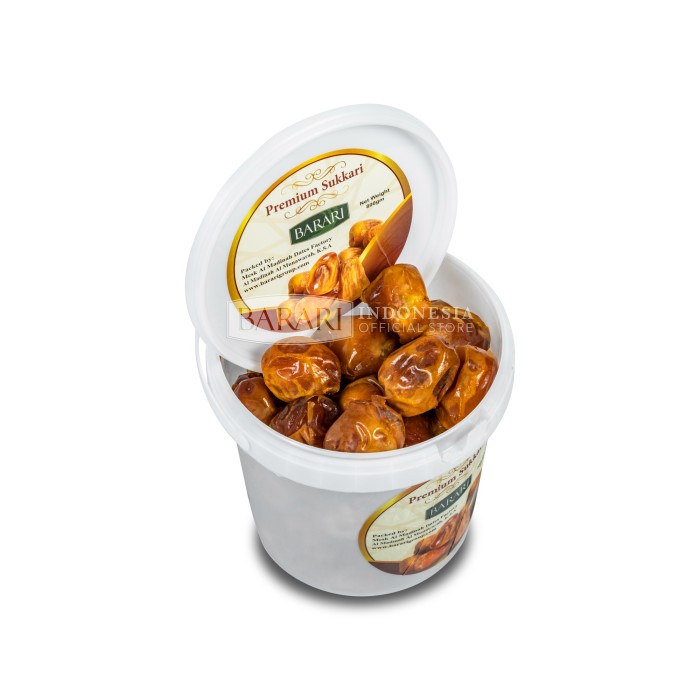 

Kurma Barari Premium Sukkari 800Gr Kemasan Ember Plastiksaudi Arabia
