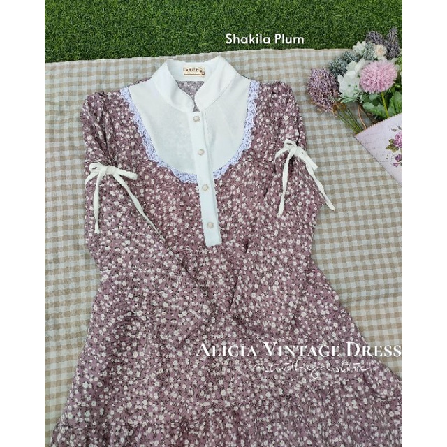 Alicia Vintage Dress by Studhijabstore