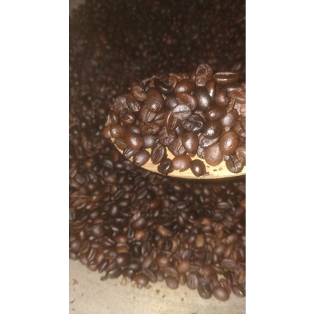 

roast bean atau kopi sangrai level medium - dark