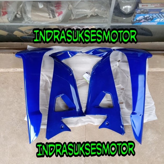 sayap body depan motor supra fit new warna biru