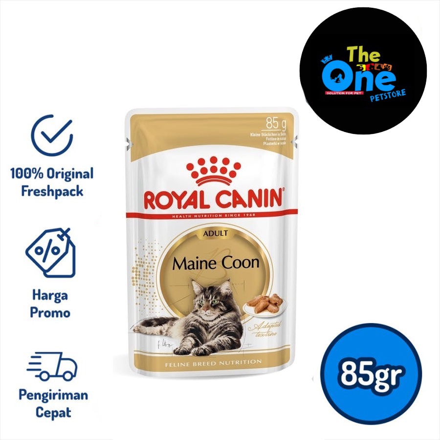 Royal Canin Maine Coon Wet Food Pouch 85gr RC MaineCoon Pouch