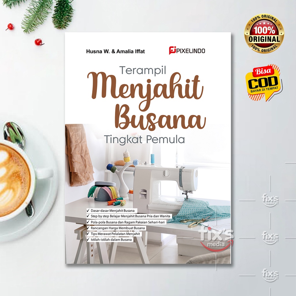 Buku Terampil Menjahit Busana Tingkat Pemula