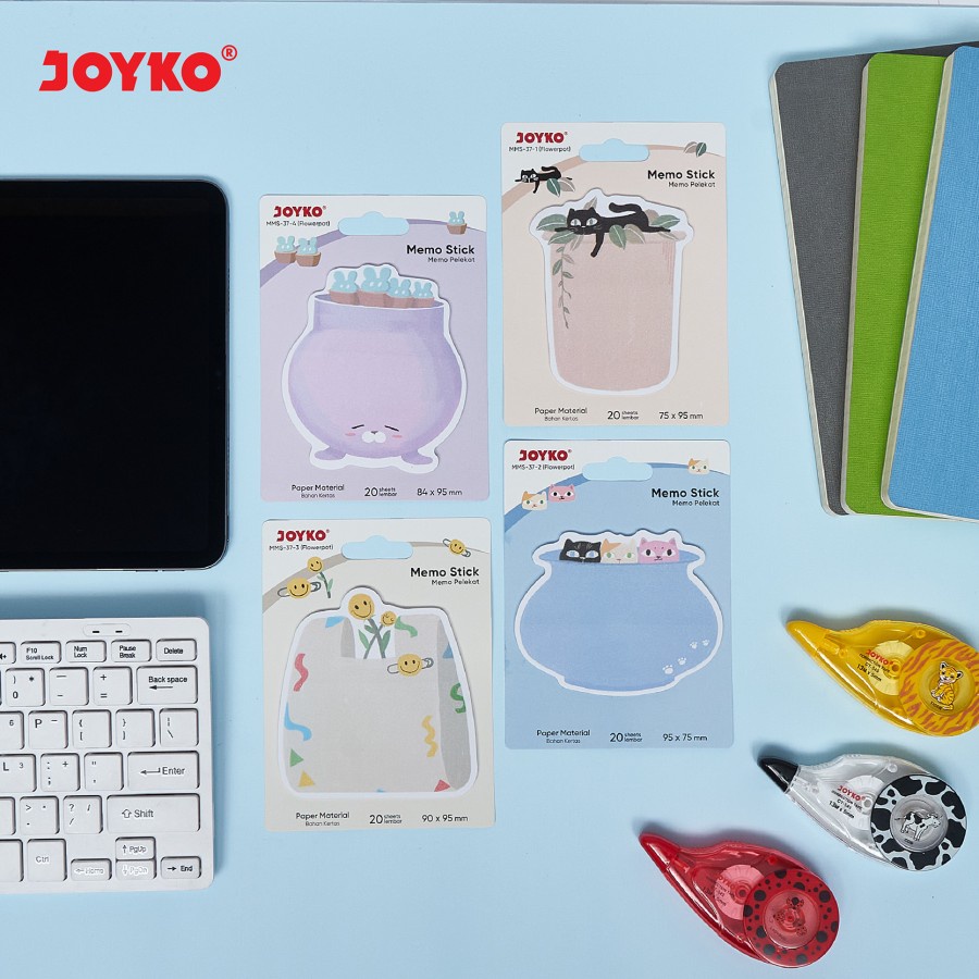 

MEMO STICK JOYKO MMS-37 FLOWERPOT | STICKY NOTE | MEMO TEMPEL