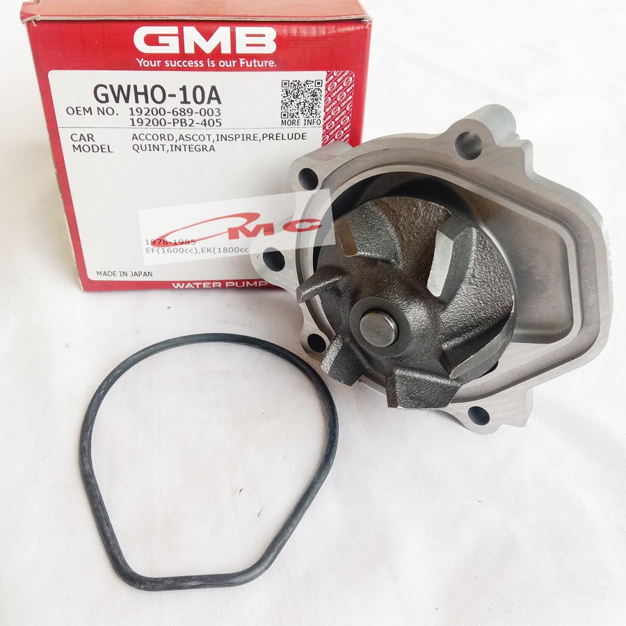 Water Pump Pompa Air Honda Accord 79-82 GMB GWHO-10A