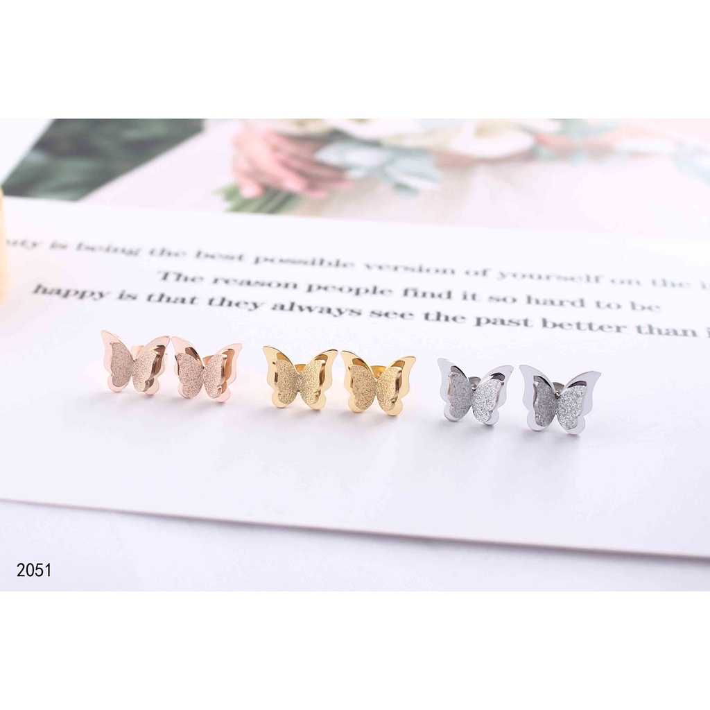 Anting Titanium Permata Cantik Perhiasan Wanita 2051/995/7923/1714