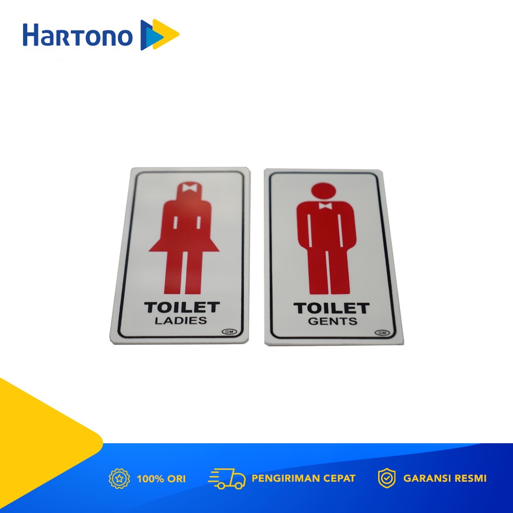 

GM Label Toilet Ladies/Gents TO-LAGE-MED