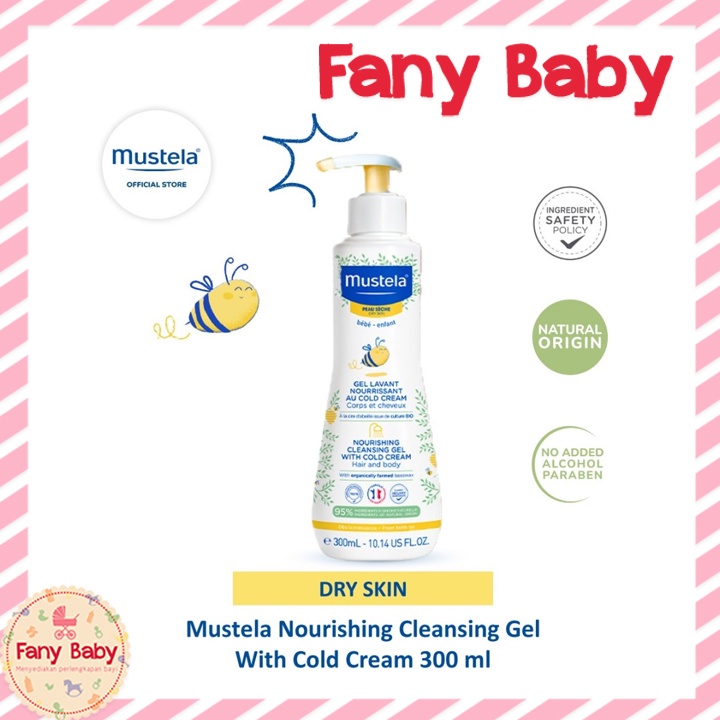 MUSTELA NOURISHING CLEANSING GEL WITH COLD CREAM 300ML