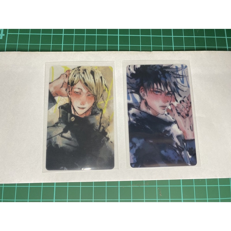 PHOTOCARD PC TRASPARANT NANAMI KENTO MEGUMI FUSHIGURO JJK JUJUTSU KAISEN BY 99OODS