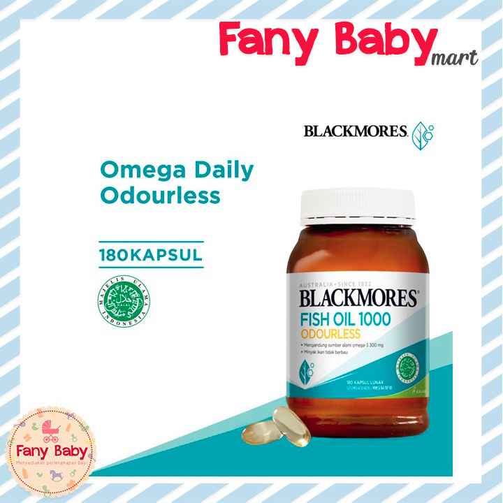 BLACKMORES ODOURLESS FISH OIL 1000 (180 CAPSUL)