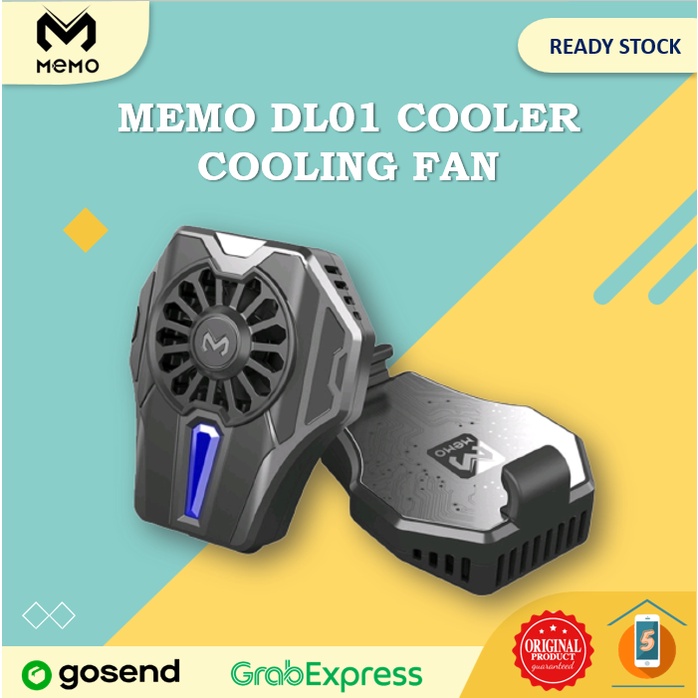 MEMO DL01 DL-01 Mobile Cooling Fan Cooler Radiator Kipas Pendingin HP
