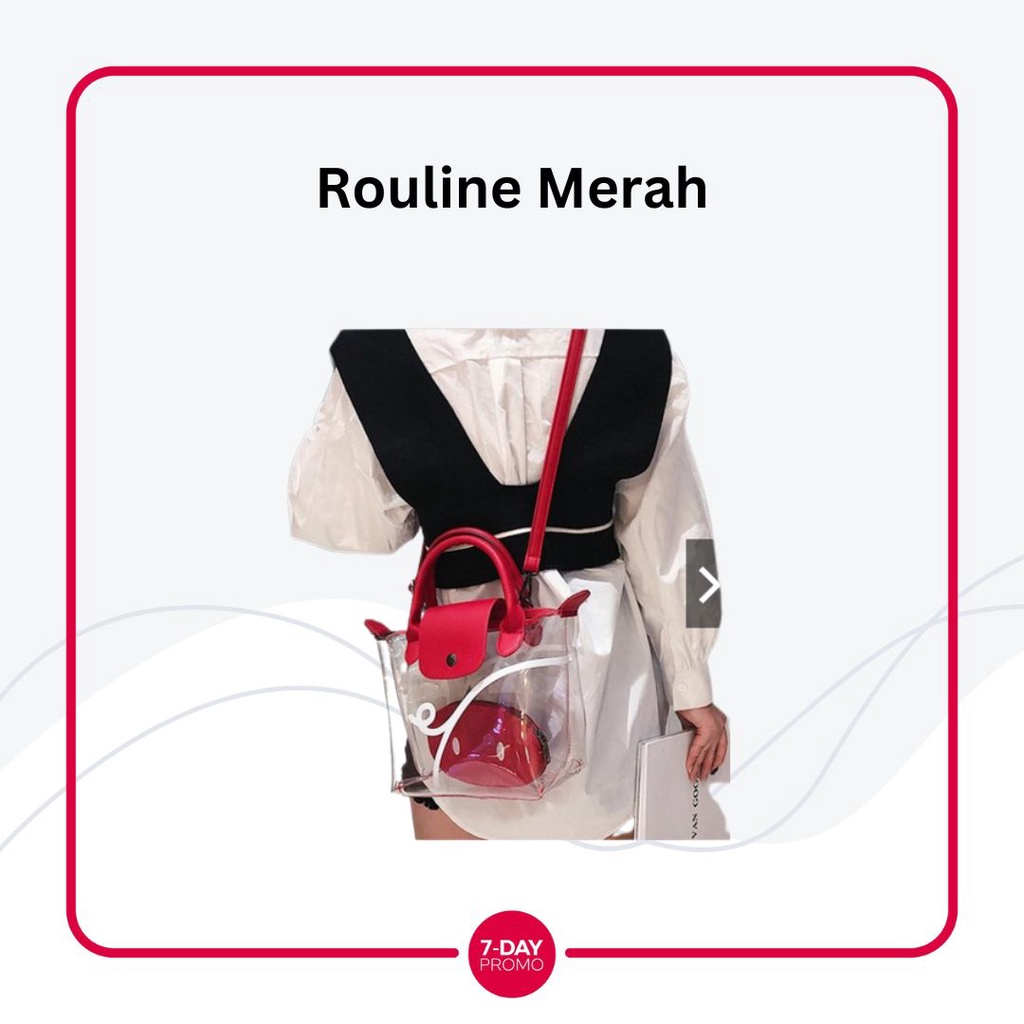 Rouline Transparan Crossbody Bag