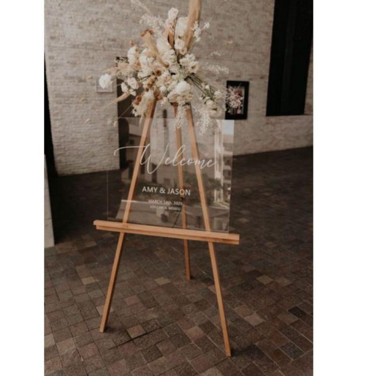 

[ART. 511468] Wooden easel 90 cm/Standing tripod kayu/stand lukis