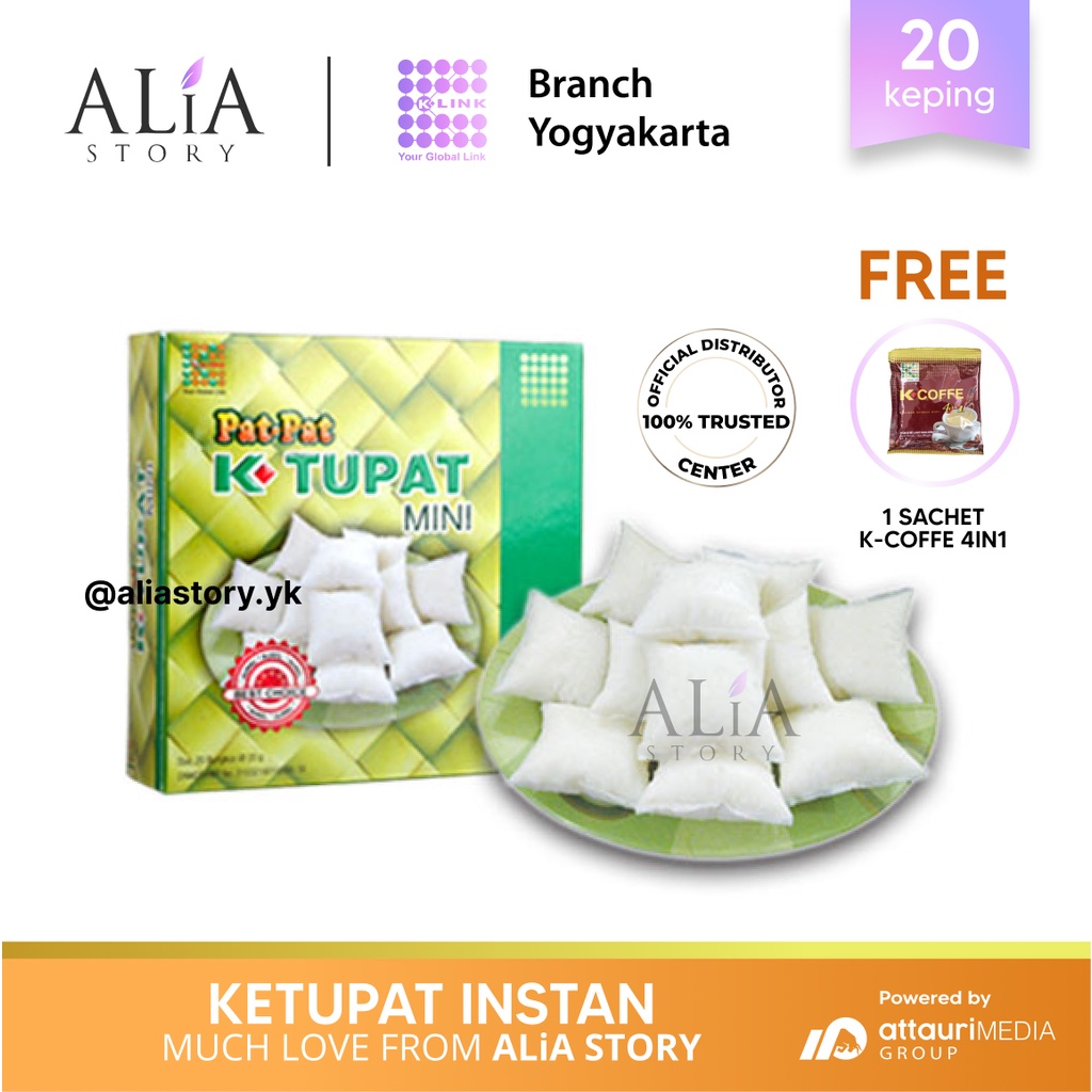 K-TUPAT Mini Original Ketupat Instan Praktis Premium ALiA Story K Link Original Official Store Yogya