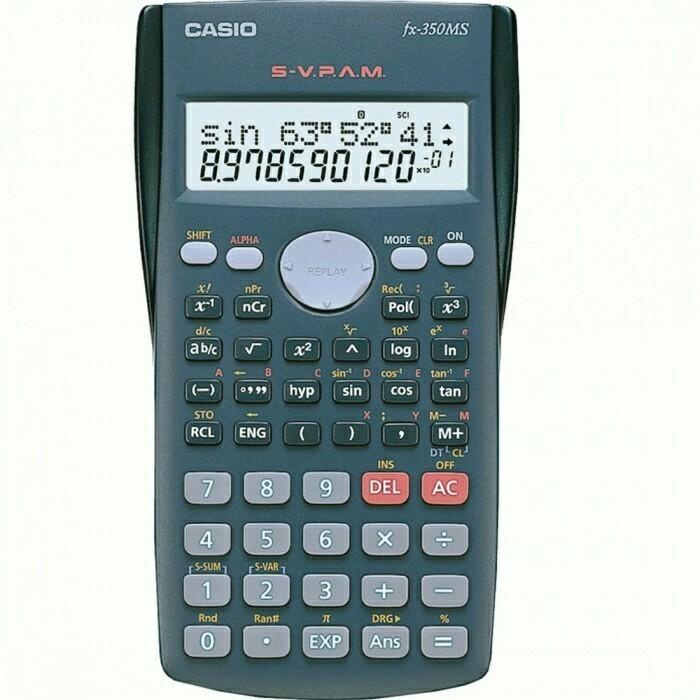 

Casio FX 350 MS - Scientific Kalkulator Kuliah Sekolah