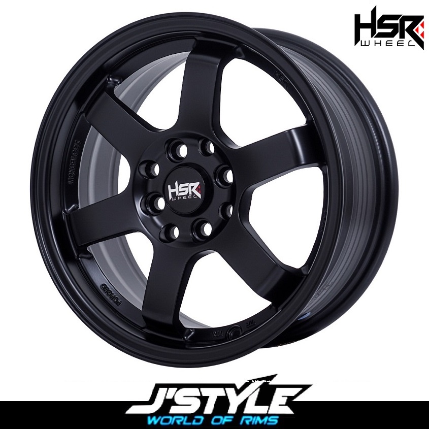 HSR WHEEL TOKYO 657C RING 15X6,5 HOLE 8X100-114,3 ET40 MATTE BLACK