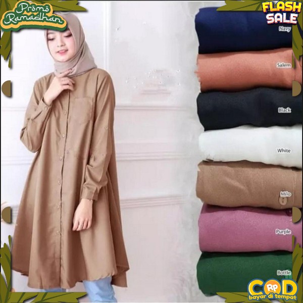 Atasann Wanitta Hari Terbaruu Tunik Saja Tuniik Panjang Cocok Untuk Lebaran Terbaru 2023 Kondangan R