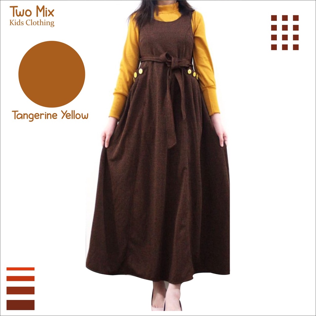 Two Mix - Raya Collection 2024 - Baju Gamis Anak Perempuan - Dress Anak Muslim Cewek M1808-2