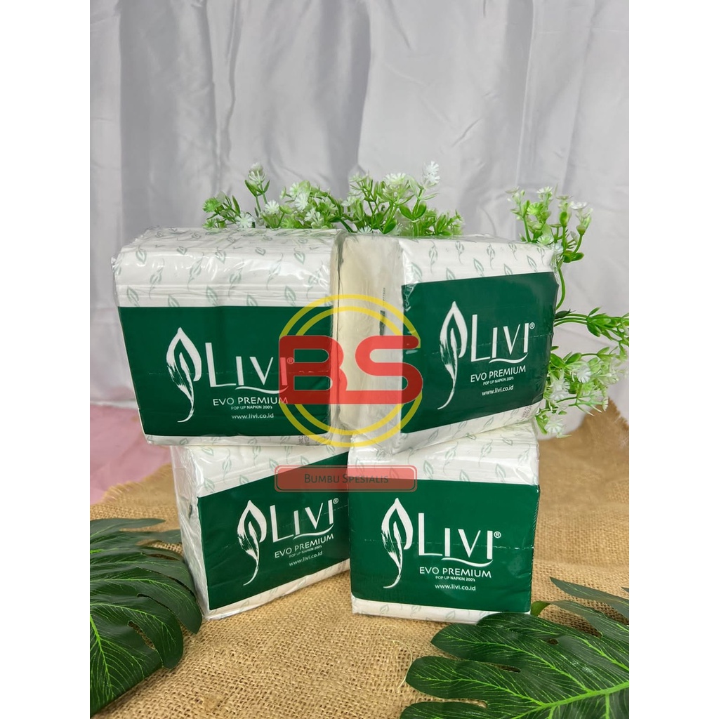LIVI Tissue Kotak Meja Eco Multipurpose isi 150 lembar (2ply)