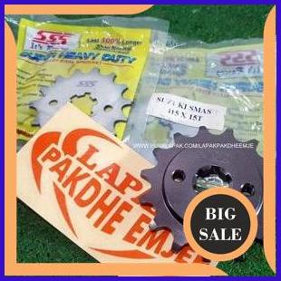 perkakas GEAR DEPAN 415 15 SSS ORIGINAL SMASH GRAND SUPRA X125 SUPRA X LEGENDA SHOGUN 125 KHARISMA G