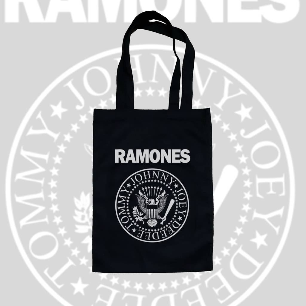 TOTE BAG HITAM - RAMONES