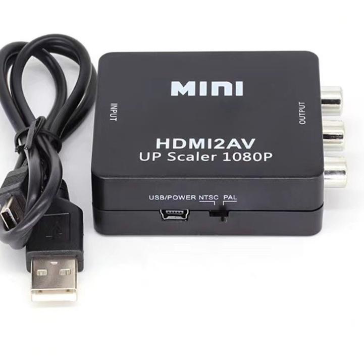 ➷ HDMI to AV RCA Converter Adapter MINI HDMI2AV ADAPTER MINI BOX HDMI2AV ☀