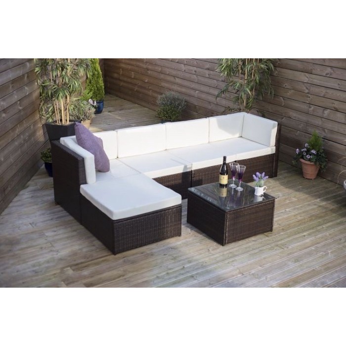 SOFA ROTAN SINTETIS OUTDOOR SOFA OUTDOOR IKORE