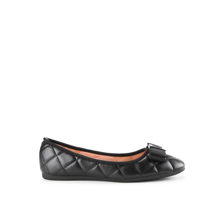 Sepatu Flat Vizzano Original Ballerina shoes detail quilted untuk gaya feminin minimalis Kerja Simpl