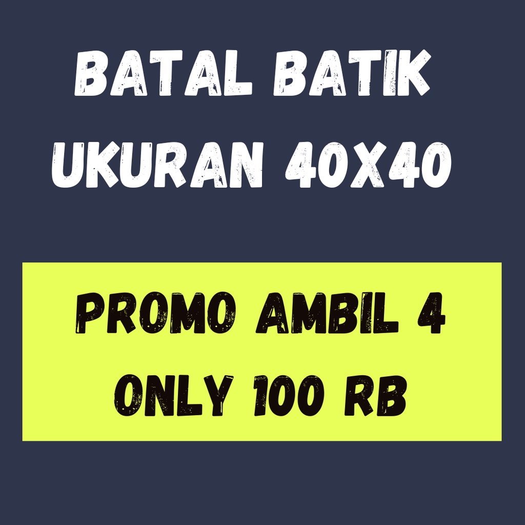 YBB - Bantal Santai Batik bahan dakron