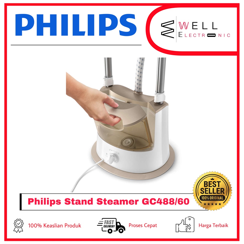 PHILIPS GC488/60 Garment Steamer Setrika Uap Berdiri GC 488